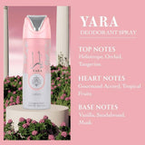 Yara 6.7 oz Perfumed Deodorant Spray for women