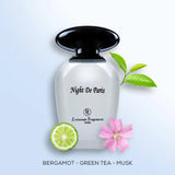 Night De Paris Silver 3.4 oz EDP Unisex