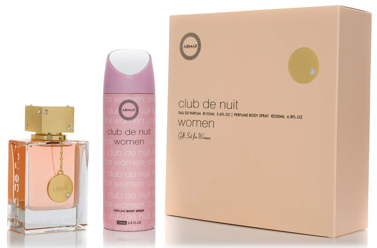 Club De Nuit 2-Piece Gift Set for Women (3.6 oz EDP + 6.7 oz Deo Spray)